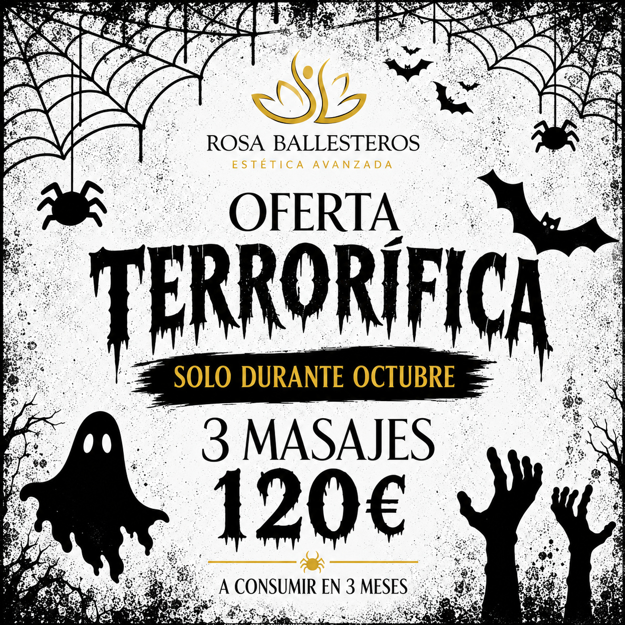 Oferta Halloween de masajes
